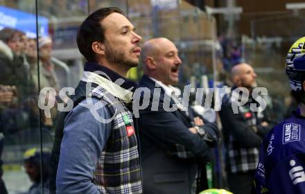 Eishockey ICE Bundesliga.  Winn2day ICE Hockey League. VSV gegen Black Wings Linz.  Interimstrainer Marco Pedal, Herbert Hohenberger  (VSV). Villach am 28.11.2025.
Foto: Kuess
www.qspictures.net
---
pressefotos, pressefotografie, kuess, qs, qspictures, sport, bild, bilder, bilddatenbank
