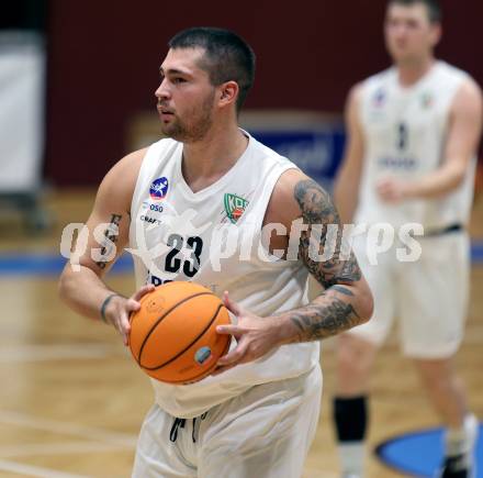 Basketball 2. Liga 2025/2026. Grunddurchgang 8. Runde.  KOS gegen Dornbirn Lions.  Nikolas Susa (KOS),  Klagenfurt, am 29.11.2025.
Foto: Kuess
---
pressefotos, pressefotografie, kuess, qs, qspictures, sport, bild, bilder, bilddatenbank