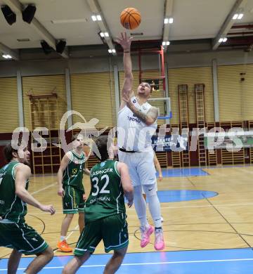 Basketball 2. Liga 2025/2026. Grunddurchgang 8. Runde.  KOS gegen Dornbirn Lions. Nikolas Susa  (KOS),  Lennox Lasinger (Dornbirn). Klagenfurt, am 29.11.2025.
Foto: Kuess
---
pressefotos, pressefotografie, kuess, qs, qspictures, sport, bild, bilder, bilddatenbank