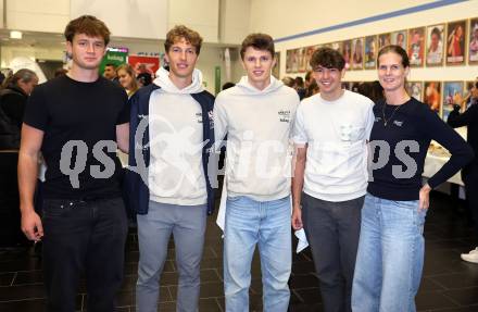 Kaernten Sport. Sportlermeeting.  Klagenfurt, am 1.12.2025. Jonathan Klaritsch (Rudern), Georg Koffler Radsport, Mountainbike, MTB Orietierung), Barbara Pirker-Praschnig.
Foto: Kuess
www.qspictures.net
---
pressefotos, pressefotografie, kuess, qs, qspictures, sport, bild, bilder, bilddatenbank