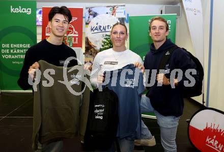 Kaernten Sport. Sportlermeeting. Heimo Fugger (Radsport), Hannah Ladinig (Leichtathletik), Luca Rauchenwald (Wasserschi) Klagenfurt, am 1.12.2025.
Foto: Kuess
www.qspictures.net
---
pressefotos, pressefotografie, kuess, qs, qspictures, sport, bild, bilder, bilddatenbank