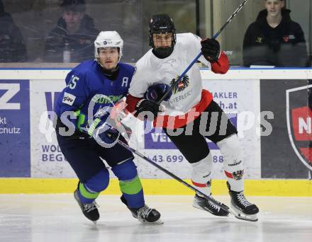 Eishockey. Laenderspiel U20 Oesterreich gegen Slowenien.   Paul Sintschnig (AUT).  Ferlach, am 3.12.2025.
Foto: Kuess
www.qspictures.net
---
pressefotos, pressefotografie, kuess, qs, qspictures, sport, bild, bilder, bilddatenbank