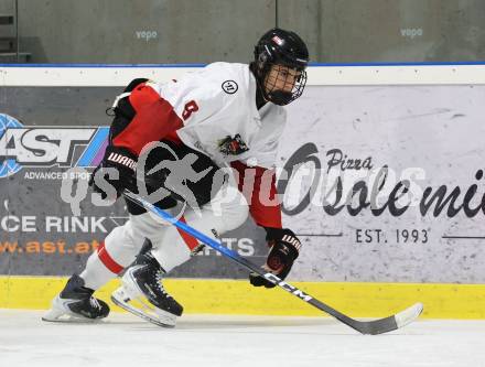 Eishockey. Laenderspiel U20 Oesterreich gegen Slowenien.  Paul Sintschnig  (AUT).  Ferlach, am 3.12.2025.
Foto: Kuess
www.qspictures.net
---
pressefotos, pressefotografie, kuess, qs, qspictures, sport, bild, bilder, bilddatenbank