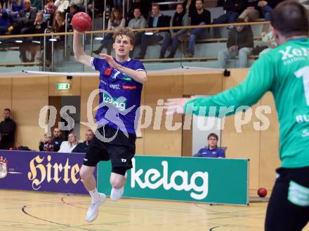 Handball Bundesliga. HLA. SC Ferlach gegen HSG Xentis Lipizzanerheimat. Kelih Markus (SCF) Ferlach, am 13.12.2025.
Foto: Kuess
www.qspictures.net

---
pressefotos, pressefotografie, kuess, qs, qspictures, sport, bild, bilder, bilddatenbank
