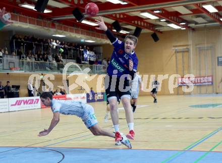 Handball Bundesliga. HLA. SC Ferlach gegen HSG Xentis Lipizzanerheimat.  Gysin David (SCF) Ferlach, am 13.12.2025.
Foto: Kuess
www.qspictures.net

---
pressefotos, pressefotografie, kuess, qs, qspictures, sport, bild, bilder, bilddatenbank