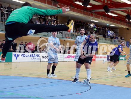 Handball Bundesliga. HLA. SC Ferlach gegen HSG Xentis Lipizzanerheimat.  Adrian Milicevic (SCF) Ferlach, am 13.12.2025.
Foto: Kuess
www.qspictures.net

---
pressefotos, pressefotografie, kuess, qs, qspictures, sport, bild, bilder, bilddatenbank