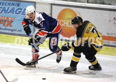 Eishockey AHC Division III Mitte.  EC Arnoldstein gegen HC Koettern I. Markus Bachlechner  (Arnoldstein), Elias Lindner   (Koettern). Velden,  am 19.12.2025.
Foto: Kuess
www.qspictures.net
---
pressefotos, pressefotografie, kuess, qs, qspictures, sport, bild, bilder, bilddatenbank