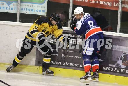 Eishockey AHC Division III Mitte.  EC Arnoldstein gegen HC Koettern I. Markus Bachlechner (Arnoldstein),  Johannes Reichel  (Koettern). Velden,  am 19.12.2025.
Foto: Kuess
www.qspictures.net
---
pressefotos, pressefotografie, kuess, qs, qspictures, sport, bild, bilder, bilddatenbank