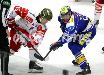 Eishockey ICE Bundesliga.  Winn2day ICE Hockey League. VSV gegen HCB Suedtirol Alperia  Adam Helewka (VSV),  Bryce Misley  (Bozen). Villach, am 28.12.2025.
Foto: Kuess
www.qspictures.net
---
pressefotos, pressefotografie, kuess, qs, qspictures, sport, bild, bilder, bilddatenbank