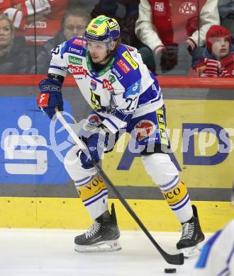 Eishockey ICE Bundesliga.  Winn2day ICE Hockey League. KAC gegen VSV.  Nikita Scherbak   (VSV). Klagenfurt, am 27.12.2025.
Foto: Kuess
www.qspictures.net
---
pressefotos, pressefotografie, kuess, qs, qspictures, sport, bild, bilder, bilddatenbank