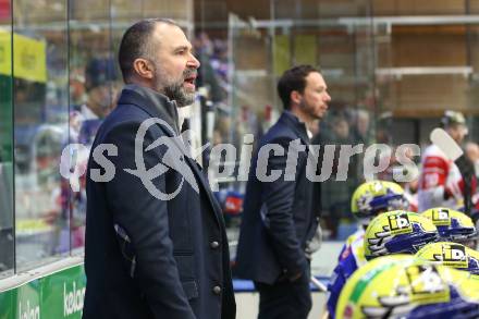 Eishockey ICE Bundesliga.  Winn2day ICE Hockey League. VSV gegen HCB Suedtirol Alperia.   Trainer Pierre Allard, Co-Trainer Marco Pewal (VSV). Villach, am 28.12.2025.
Foto: Kuess
www.qspictures.net
---
pressefotos, pressefotografie, kuess, qs, qspictures, sport, bild, bilder, bilddatenbank