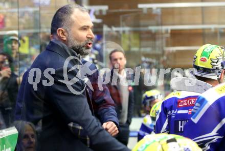 Eishockey ICE Bundesliga.  Winn2day ICE Hockey League. VSV gegen HCB Suedtirol Alperia.   Trainer Pierre Allard, Co-Trainer Marco Pewal (VSV). Villach, am 28.12.2025.
Foto: Kuess
www.qspictures.net
---
pressefotos, pressefotografie, kuess, qs, qspictures, sport, bild, bilder, bilddatenbank