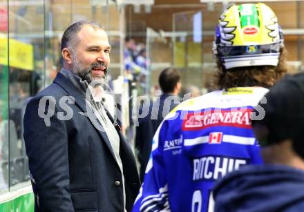 Eishockey ICE Bundesliga.  Winn2day ICE Hockey League. VSV gegen HCB Suedtirol Alperia.   Trainer Pierre Allard (VSV). Villach, am 28.12.2025.
Foto: Kuess
www.qspictures.net
---
pressefotos, pressefotografie, kuess, qs, qspictures, sport, bild, bilder, bilddatenbank