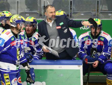 Eishockey ICE Bundesliga.  Winn2day ICE Hockey League. VSV gegen HCB Suedtirol Alperia.   Trainer Pierre Allard (VSV). Villach, am 28.12.2025.
Foto: Kuess
www.qspictures.net
---
pressefotos, pressefotografie, kuess, qs, qspictures, sport, bild, bilder, bilddatenbank