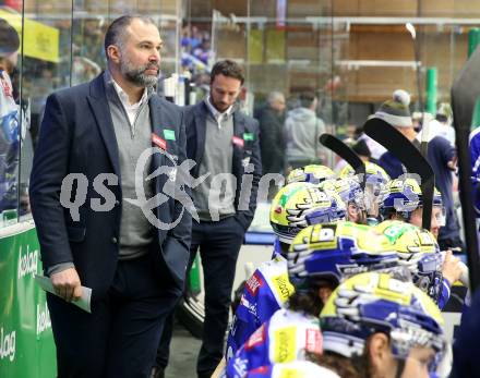 Eishockey ICE Bundesliga.  Winn2day ICE Hockey League. VSV gegen HCB Suedtirol Alperia.   Trainer Pierre Allard, Co-Trainer Marco Pewal (VSV). Villach, am 28.12.2025.
Foto: Kuess
www.qspictures.net
---
pressefotos, pressefotografie, kuess, qs, qspictures, sport, bild, bilder, bilddatenbank