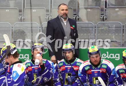 Eishockey ICE Bundesliga.  Winn2day ICE Hockey League. VSV gegen HCB Suedtirol Alperia.  Trainer Pierre Allard  (VSV). Villach, am 28.12.2025.
Foto: Kuess
www.qspictures.net
---
pressefotos, pressefotografie, kuess, qs, qspictures, sport, bild, bilder, bilddatenbank