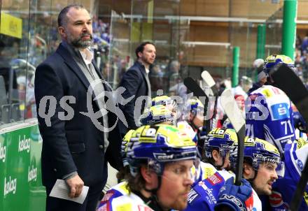 Eishockey ICE Bundesliga.  Winn2day ICE Hockey League. VSV gegen HCB Suedtirol Alperia.   Trainer Pierre Allard, Co-Trainer Marco Pewal (VSV). Villach, am 28.12.2025.
Foto: Kuess
www.qspictures.net
---
pressefotos, pressefotografie, kuess, qs, qspictures, sport, bild, bilder, bilddatenbank