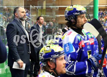 Eishockey ICE Bundesliga.  Winn2day ICE Hockey League. VSV gegen HCB Suedtirol Alperia.   Trainer Pierre Allard, Co-Trainer Marco Pewal (VSV). Villach, am 28.12.2025.
Foto: Kuess
www.qspictures.net
---
pressefotos, pressefotografie, kuess, qs, qspictures, sport, bild, bilder, bilddatenbank