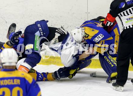 Eishockey AHC Division I. Althofen gegen Steindorf. LAMEREINER Leon , HORN Fabian  (Althofen),  PETRIK, Benjamin  (Steindorf). Althofen, am 3.1.2026.
Foto: Kuess
www.qspictures.net
---
pressefotos, pressefotografie, kuess, qs, qspictures, sport, bild, bilder, bilddatenbank