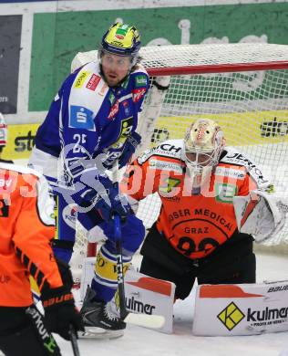 Eishockey ICE Bundesliga.  Winn2day ICE Hockey League. VSV gegen Graz99ers  Brett Ritchie  (VSV),  Nicolas Wieser (Graz). Villach, am 30.12.2025.
Foto: Kuess
www.qspictures.net
---
pressefotos, pressefotografie, kuess, qs, qspictures, sport, bild, bilder, bilddatenbank
