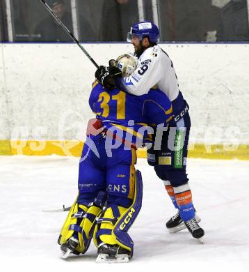 Eishockey AHC Division I. Althofen gegen Steindorf.  HORN, Fabian  (Althofen), PETRIK, Benjamin (Steindorf). Althofen, am 3.1.2026.
Foto: Kuess
www.qspictures.net
---
pressefotos, pressefotografie, kuess, qs, qspictures, sport, bild, bilder, bilddatenbank