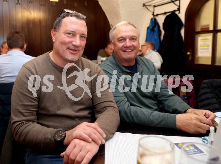 Eishockey. KAC. Legenden. Andreas Pusnik, Herbert Poeck  Klagenfurt, am 6.11.2025.
Foto: Kuess
www.qspictures.net
---
pressefotos, pressefotografie, kuess, qs, qspictures, sport, bild, bilder, bilddatenbank
