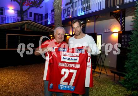 Eishockey. KAC. Legenden. Robert Platzer, Thomas Hundertpfund.  Klagenfurt, am 6.11.2025.
Foto: Kuess
www.qspictures.net
---
pressefotos, pressefotografie, kuess, qs, qspictures, sport, bild, bilder, bilddatenbank