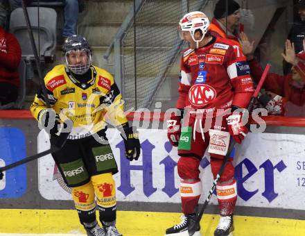 Eishockey ICE Bundesliga.  Winn2day ICE Hockey League. KAC gegen HC Falkenstein Pustertal.  Torjubel Mathias From  (KAC). Klagenfurt, am 5.1.2026
Foto: Kuess
www.qspictures.net
---
pressefotos, pressefotografie, kuess, qs, qspictures, sport, bild, bilder, bilddatenbank