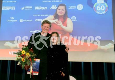 Nacht des Sports 2025 Ehrungen des Kaerntner Sportjahres 2025.  Sportlergala. Arno Arthofer, Verena Eder. Velden, am 22.12.2025. 
Foto: Kuess
www.qspictures.net
---
pressefotos, pressefotografie, kuess, qs, qspictures, sport, bild, bilder, bilddatenbank