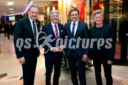Nacht des Sports 2025 Ehrungen des Kaerntner Sportjahres 2025.  Sportlergala. Dieter Moertl,  LH Peter Kaiser, Matthias Mayer, Arno Arthofer . Velden, am 22.12.2025. 
Foto: Kuess
www.qspictures.net
---
pressefotos, pressefotografie, kuess, qs, qspictures, sport, bild, bilder, bilddatenbank