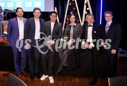 Nacht des Sports 2025 Ehrungen des Kaerntner Sportjahres 2025.  Sportlergala. Marko Loibnegger, Simon Rustia, Magdalena Kulnik, Marijan Velik. Velden, am 22.12.2025. 
Foto: Kuess
www.qspictures.net
---
pressefotos, pressefotografie, kuess, qs, qspictures, sport, bild, bilder, bilddatenbank