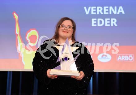 Nacht des Sports 2025 Ehrungen des Kaerntner Sportjahres 2025.  Sportlergala. Verena Eder  . Velden, am 22.12.2025. 
Foto: Kuess
www.qspictures.net
---
pressefotos, pressefotografie, kuess, qs, qspictures, sport, bild, bilder, bilddatenbank