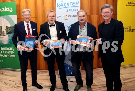 Nacht des Sports 2025 Ehrungen des Kaerntner Sportjahres 2025.  Sportlergala. LH Peter Kaiser, Marijan Velik, Dietmar Triebnig, Arno Arthofer. . Velden, am 22.12.2025. 
Foto: Kuess
www.qspictures.net
---
pressefotos, pressefotografie, kuess, qs, qspictures, sport, bild, bilder, bilddatenbank