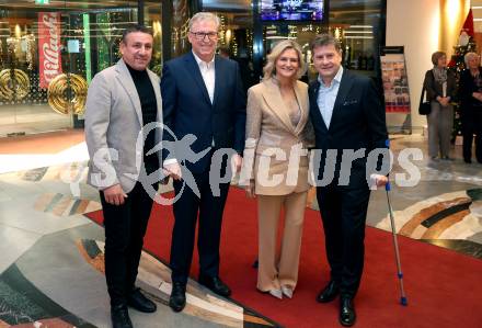 Nacht des Sports 2025 Ehrungen des Kaerntner Sportjahres 2025.  Sportlergala. Christian Puff, Horst Noessler, Waltraud Riegler, Dietmar Riegler. Velden, am 22.12.2025. 
Foto: Kuess
www.qspictures.net
---
pressefotos, pressefotografie, kuess, qs, qspictures, sport, bild, bilder, bilddatenbank