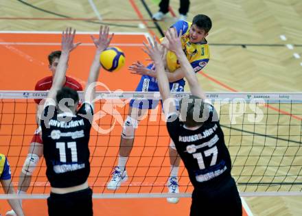 Volleyball CEV Cup.  SK Zadruga Aich/Dob gegen AKAA Volley (FIN).  Zigurds Janis Licis  (Aich/Dob). Bleiburg, am 7.1.2026.
Foto: Kuess
www.qspictures.net
---
pressefotos, pressefotografie, kuess, qs, qspictures, sport, bild, bilder, bilddatenbank