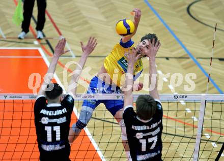 Volleyball CEV Cup.  SK Zadruga Aich/Dob gegen AKAA Volley (FIN).   Jan Jirasek (Aich/Dob). Bleiburg, am 7.1.2026.
Foto: Kuess
www.qspictures.net
---
pressefotos, pressefotografie, kuess, qs, qspictures, sport, bild, bilder, bilddatenbank