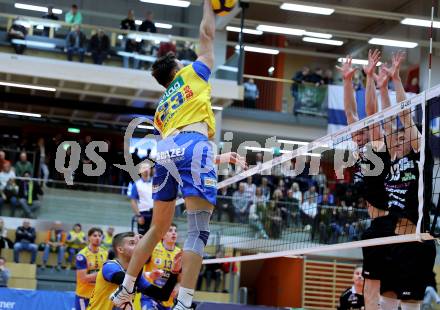 Volleyball CEV Cup.  SK Zadruga Aich/Dob gegen AKAA Volley (FIN).  Kristers Landzans  (Aich/Dob). Bleiburg, am 7.1.2026.
Foto: Kuess
www.qspictures.net
---
pressefotos, pressefotografie, kuess, qs, qspictures, sport, bild, bilder, bilddatenbank