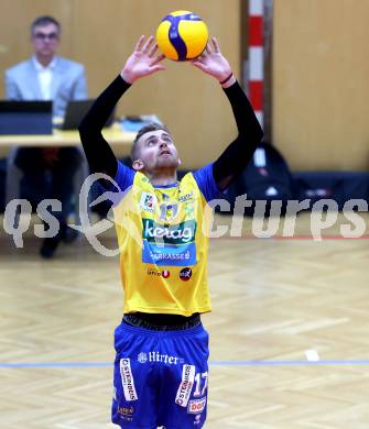 Volleyball CEV Cup.  SK Zadruga Aich/Dob gegen AKAA Volley (FIN).  Jiri Srb  (Aich/Dob). Bleiburg, am 7.1.2026.
Foto: Kuess
www.qspictures.net
---
pressefotos, pressefotografie, kuess, qs, qspictures, sport, bild, bilder, bilddatenbank