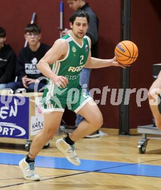 Basketball 2. Liga 2025/2026. Grunddurchgang 12. Runde.  Woerthersee Piraten gegen Basketball Klub Rapid Wien.   Armin Zebardjedan  (Wien). Klagenfurt, am 6.1.2026
Foto: Kuess
---
pressefotos, pressefotografie, kuess, qs, qspictures, sport, bild, bilder, bilddatenbank