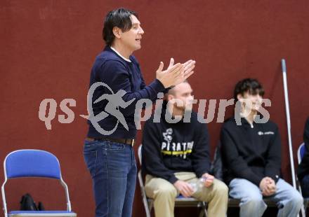 Basketball 2. Liga 2025/2026. Grunddurchgang 12. Runde.  Woerthersee Piraten gegen Basketball Klub Rapid Wien.  Trainer Andreas Kuttnig (Piraten), Klagenfurt, am 6.1.2026
Foto: Kuess
---
pressefotos, pressefotografie, kuess, qs, qspictures, sport, bild, bilder, bilddatenbank