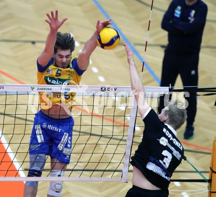 Volleyball CEV Cup.  SK Zadruga Aich/Dob gegen AKAA Volley (FIN).  Jan Jirasek  (Aich/Dob). Bleiburg, am 7.1.2026.
Foto: Kuess
www.qspictures.net
---
pressefotos, pressefotografie, kuess, qs, qspictures, sport, bild, bilder, bilddatenbank
