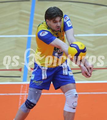 Volleyball CEV Cup.  SK Zadruga Aich/Dob gegen AKAA Volley (FIN). Jan Jirasek  (Aich/Dob). Bleiburg, am 7.1.2026.
Foto: Kuess
www.qspictures.net
---
pressefotos, pressefotografie, kuess, qs, qspictures, sport, bild, bilder, bilddatenbank