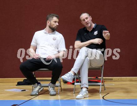 Basketball 2. Liga 2025/2026. Grunddurchgang 13. Runde.  KOS Celovec gegen BK Mattersburg Rocks.  Trainer  Cosmin Blagoi  (Mattersburg). Klagenfurt, am 10.1.2026
Foto: Kuess
---
pressefotos, pressefotografie, kuess, qs, qspictures, sport, bild, bilder, bilddatenbank