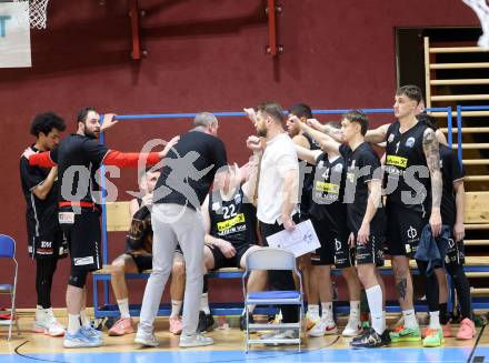 Basketball 2. Liga 2025/2026. Grunddurchgang 13. Runde.  KOS Celovec gegen BK Mattersburg Rocks.  Trainer  Cosmin Blagoi  (Mattersburg). Klagenfurt, am 10.1.2026
Foto: Kuess
---
pressefotos, pressefotografie, kuess, qs, qspictures, sport, bild, bilder, bilddatenbank