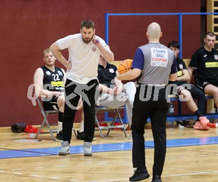 Basketball 2. Liga 2025/2026. Grunddurchgang 13. Runde.  KOS Celovec gegen BK Mattersburg Rocks.  Trainer  Cosmin Blagoi  (Mattersburg). Klagenfurt, am 10.1.2026
Foto: Kuess
---
pressefotos, pressefotografie, kuess, qs, qspictures, sport, bild, bilder, bilddatenbank