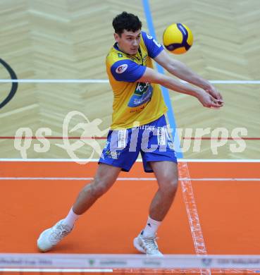 Volleyball CEV Cup.  SK Zadruga Aich/Dob gegen AKAA Volley (FIN). Armmands Rokjans  (Aich/Dob). Bleiburg, am 7.1.2026.
Foto: Kuess
www.qspictures.net
---
pressefotos, pressefotografie, kuess, qs, qspictures, sport, bild, bilder, bilddatenbank