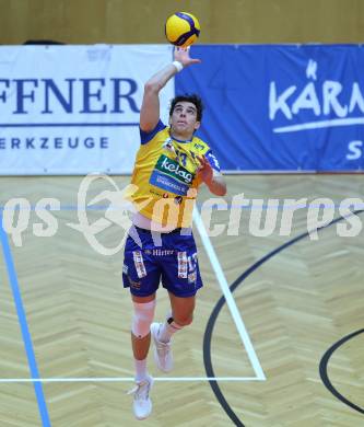 Volleyball CEV Cup.  SK Zadruga Aich/Dob gegen AKAA Volley (FIN). Sebastian Sablatnig (Aich/Dob). Bleiburg, am 7.1.2026.
Foto: Kuess
www.qspictures.net
---
pressefotos, pressefotografie, kuess, qs, qspictures, sport, bild, bilder, bilddatenbank