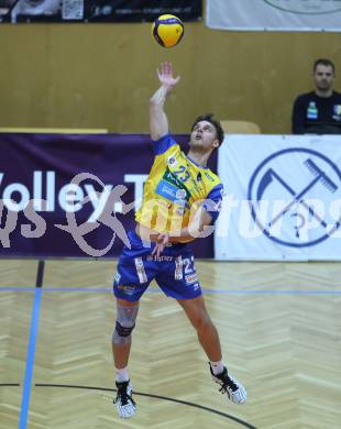 Volleyball CEV Cup.  SK Zadruga Aich/Dob gegen AKAA Volley (FIN). Kristers Landzans (Aich/Dob). Bleiburg, am 7.1.2026.
Foto: Kuess
www.qspictures.net
---
pressefotos, pressefotografie, kuess, qs, qspictures, sport, bild, bilder, bilddatenbank