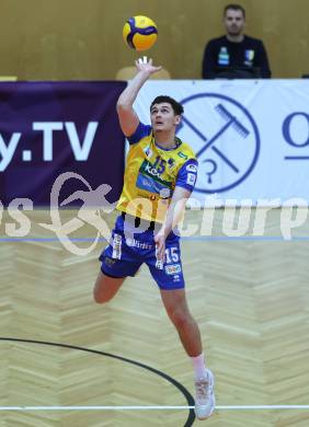 Volleyball CEV Cup.  SK Zadruga Aich/Dob gegen AKAA Volley (FIN). Armands Rokjans  (Aich/Dob). Bleiburg, am 7.1.2026.
Foto: Kuess
www.qspictures.net
---
pressefotos, pressefotografie, kuess, qs, qspictures, sport, bild, bilder, bilddatenbank