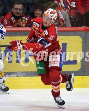 Eishockey ICE Bundesliga.  Winn2day ICE Hockey League. KAC gegen VSV. Simeon Schwinger  (KAC). Klagenfurt, am 27.12.2025.
Foto: Kuess
www.qspictures.net
---
pressefotos, pressefotografie, kuess, qs, qspictures, sport, bild, bilder, bilddatenbank